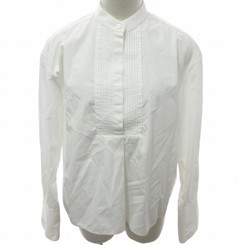 JIL SANDER ホワイト 長袖シャツ JIL SANDER ジルサンダー Tシャツ 長袖 ロンT クルーネック 丸首