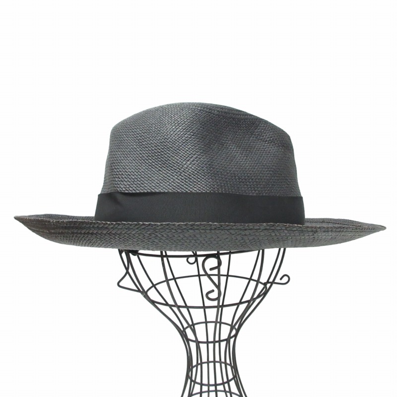 ボルサリーノ Borsalino ストローハット 中折れ帽子 麦わら帽子 