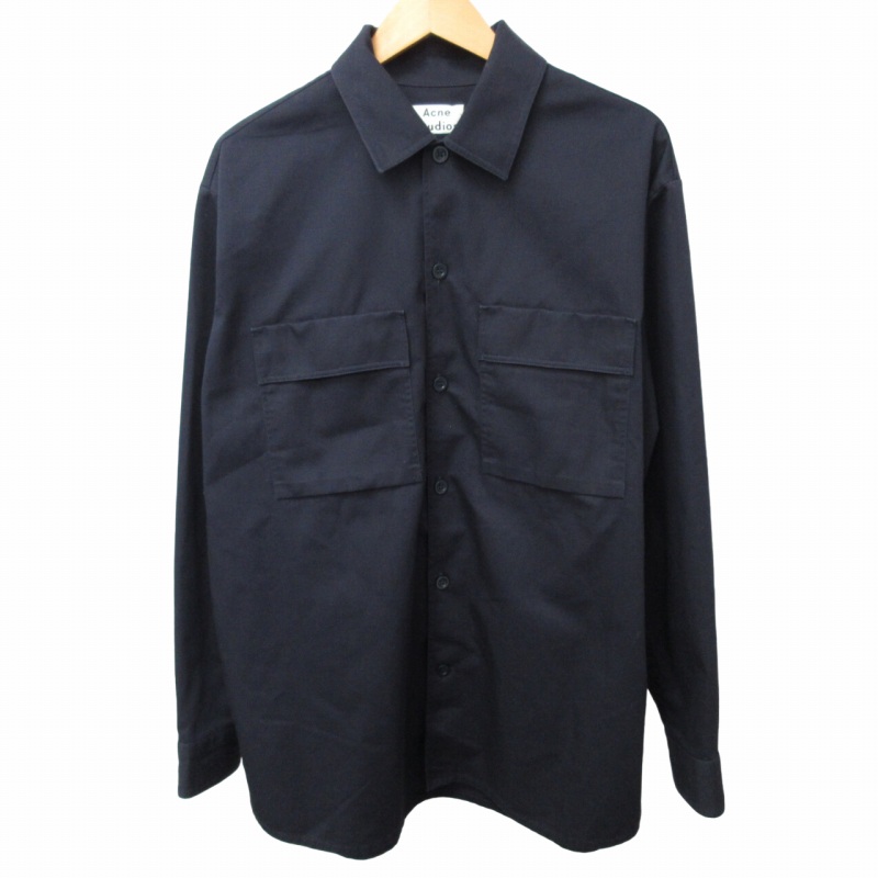 Acne Studios ネイビー シャツジャケット Acne Studios ネイビー シャツジャケット