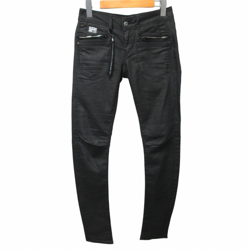 ジースターロウ G-Star RAW スキニーデニムパンツ ジーンズ レザー 