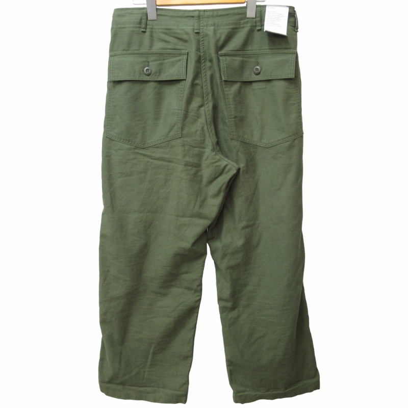 CIOTA ベイカーパンツ サイズ5 カーキ CIOTA (シオタ) スビンコットン ヘリンボン ベイカーパンツ