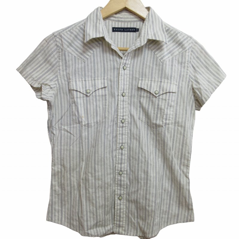 ラルフローレン RALPH LAUREN ウエスタンシャツ ストライプ ラルフローレン RALPH LAUREN ウエスタンシャツ ストライプ