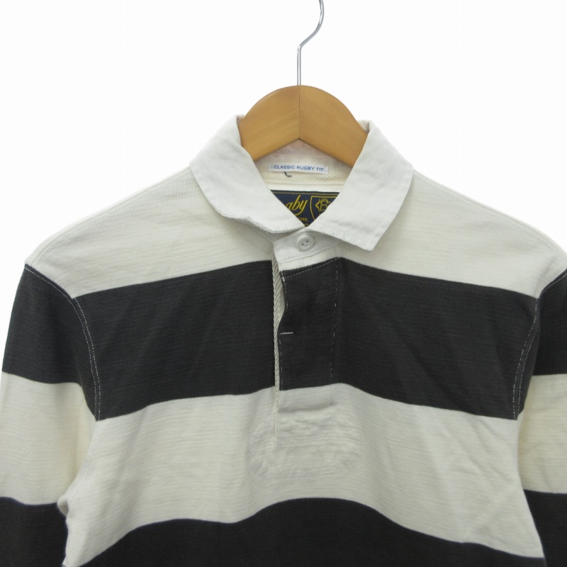 ラルフローレン　ラガーシャツ　ラグビーシャツ　白 ポロ ラルフローレン ラガーシャツ メンズ 正規品 POLO RALPH