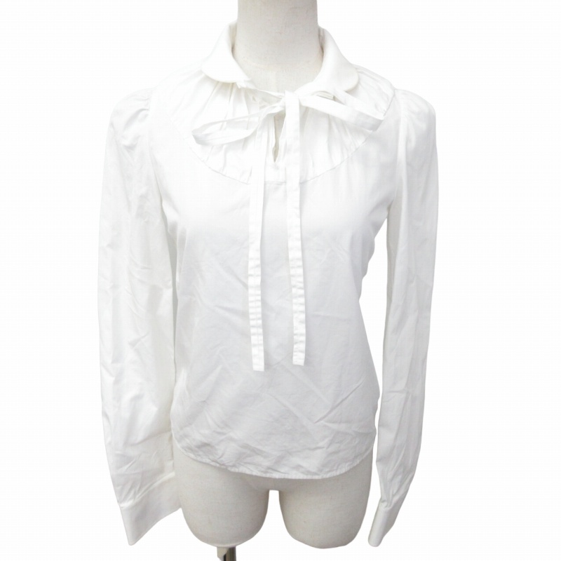 ディースクエアード DSQUARED2 NIGHT フリルブラウス シャツ リボン  