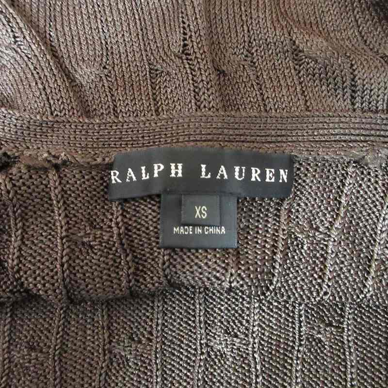 ラルフローレン RALPH LAUREN ブラックレーベル シルクカーディガン 