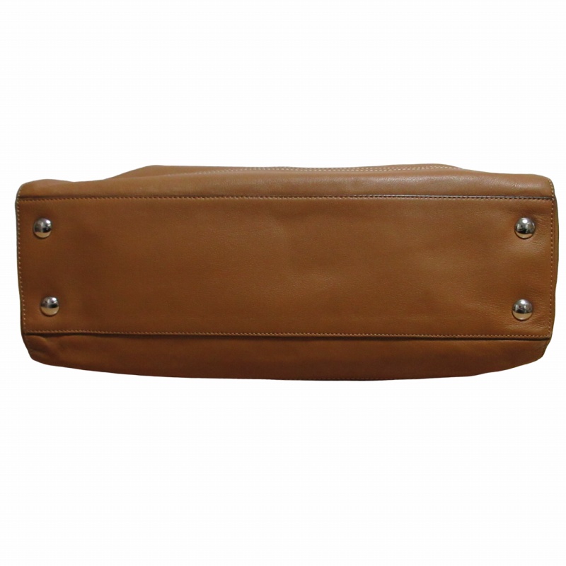 コーチ COACH F19728 レザーハンドバッグ トートバッグ 茶色