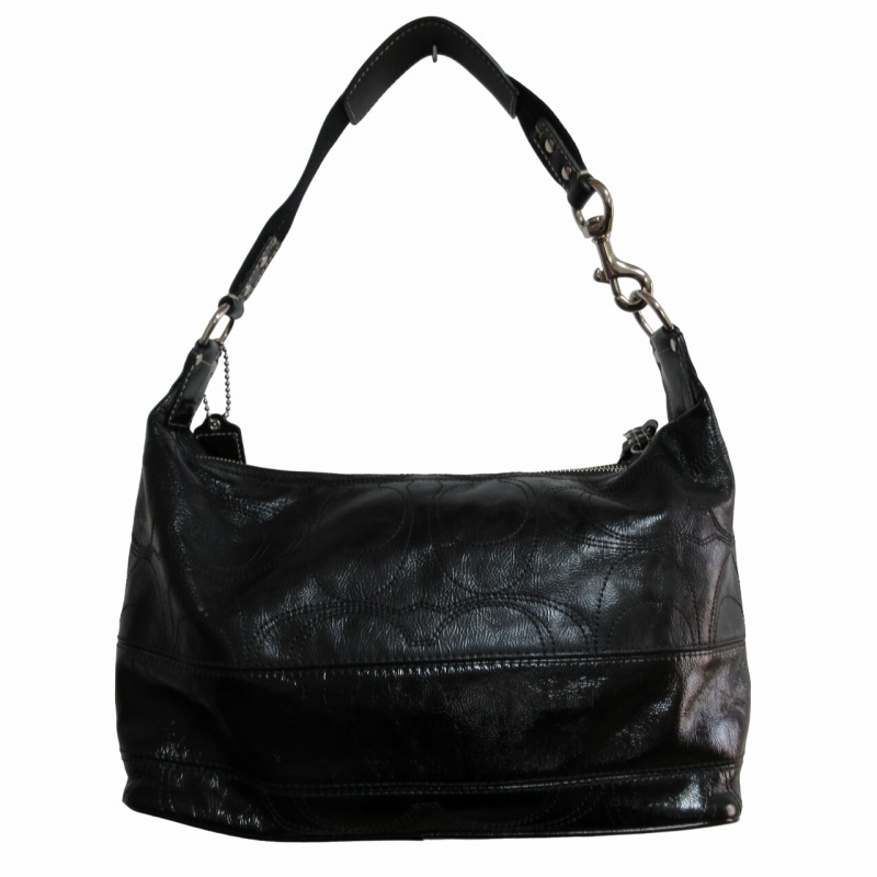 コーチ COACH エナメルレザー ワンショルダーバッグ