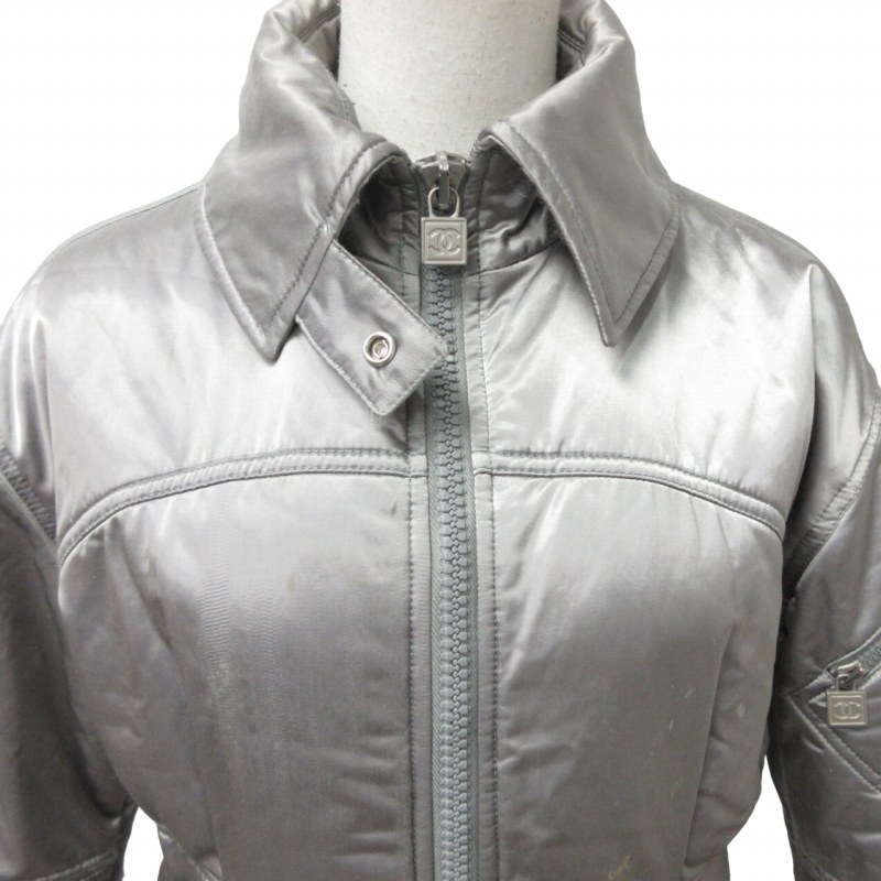 シャネル CHANEL SPORTS スポーツライン 04AW 中綿 ロングコート