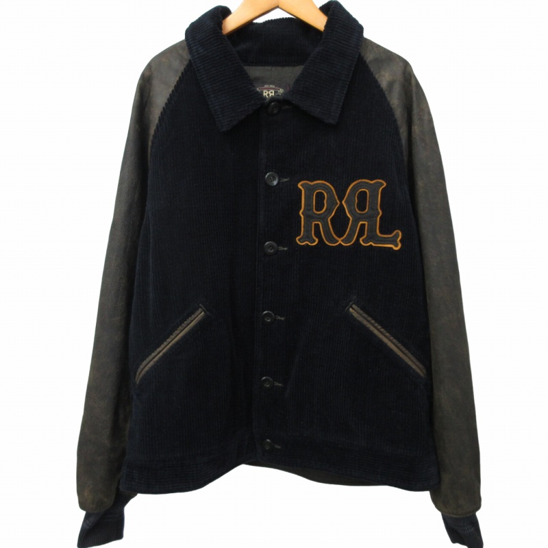 ダブルアールエル RRL 23年製 FAREWELL CORDUROY VARSITY JACKET 