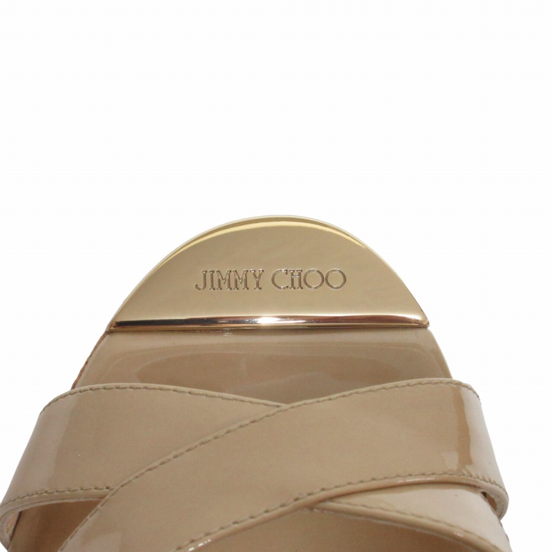 未使用品 ジミーチュウ JIMMY CHOO 新品同様 コルクサンダル 