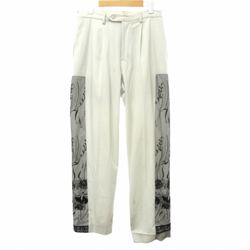 スーツ disemBySiiK embroidery linen slacks disemBySiiK embroidery linen slacks