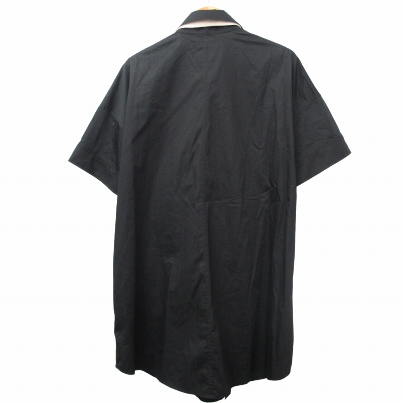 hazama 突然変衣のシャツ-typeΣ1- black S hazama 突然変衣のシャツ-typeΣ1- black S