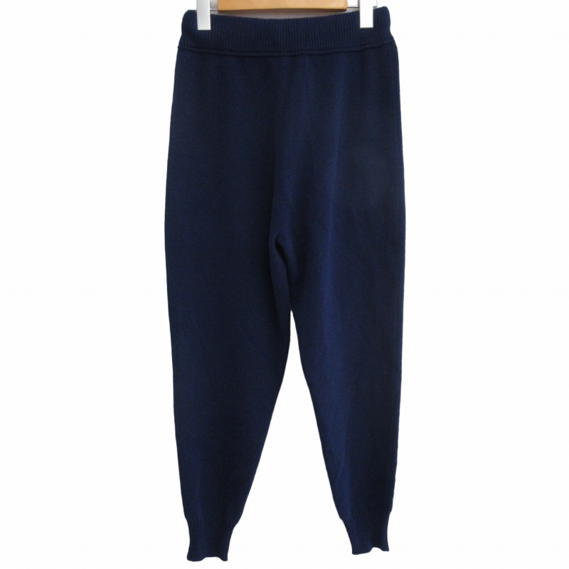 ドゥロワー Drawer ウールカシミヤ12G ニットパンツ イージーパンツ  