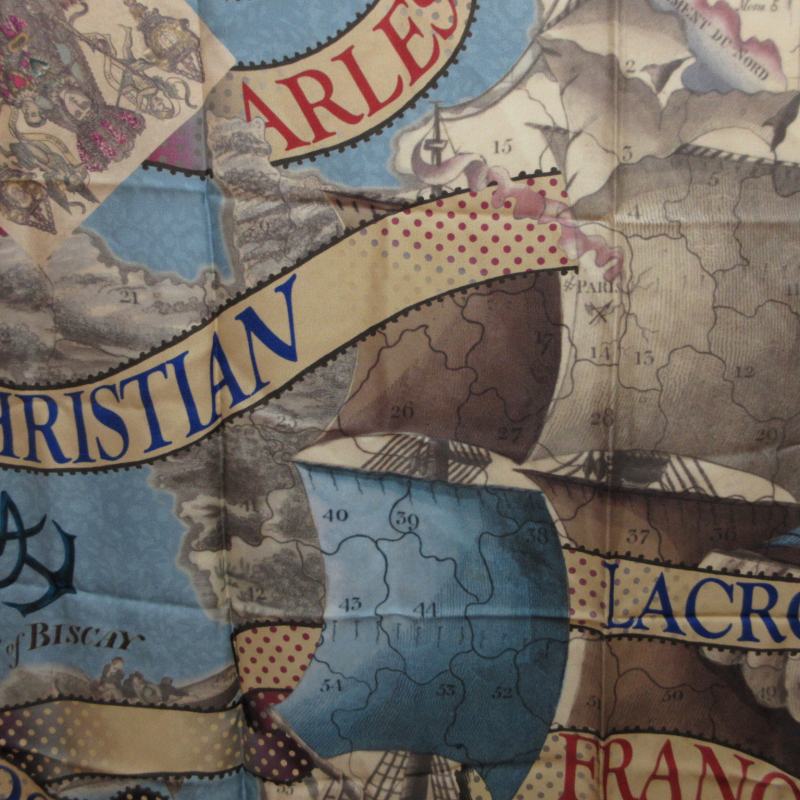 クリスチャンラクロワ CHRISTIAN LACROIX 美品 スカーフ 