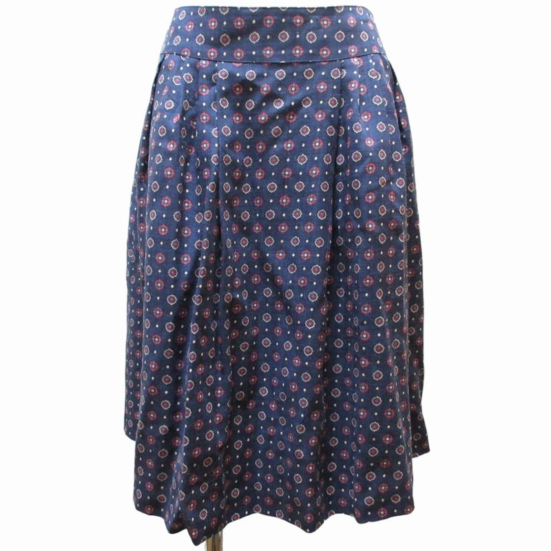 オールドイングランド OLD ENGLAND 紺 スカート 36 オールドイングランド OLD ENGLAND セミタイトスカート コーデュロイ