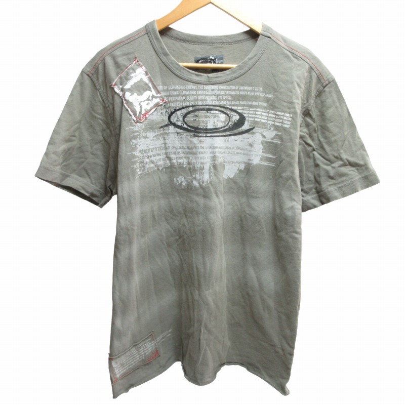 オークリー OAKLEY 00s アーカイブ ARCHIVE プリントTシャツ 