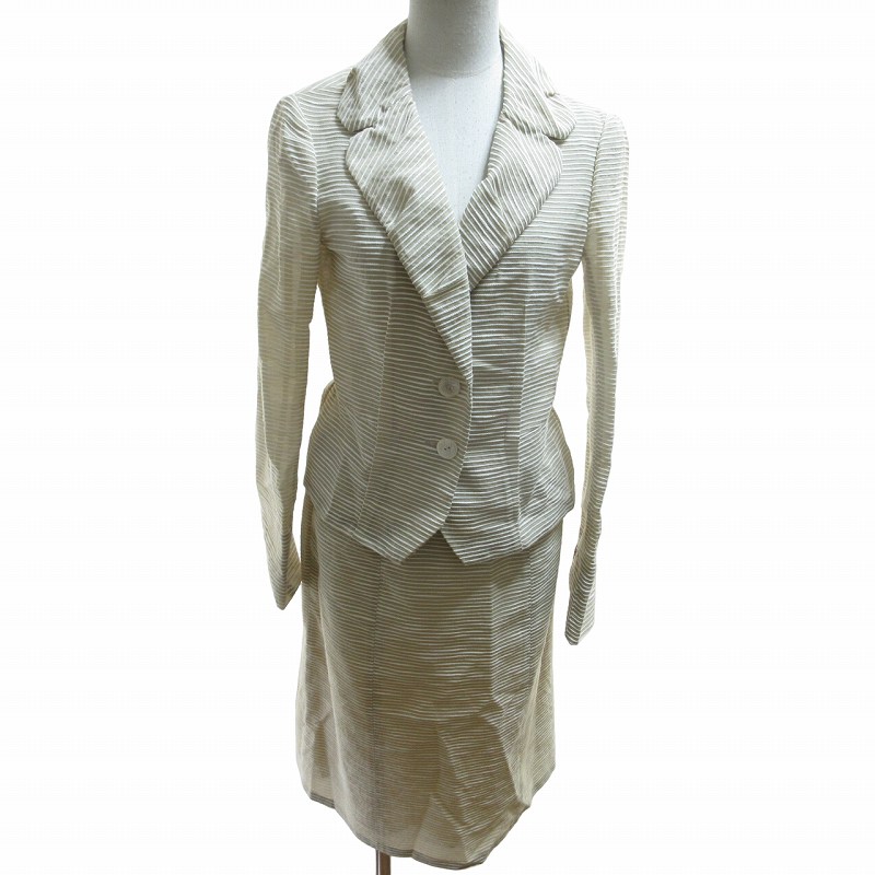 ランバン LANVIN コレクション スカートスーツ セットアップ  