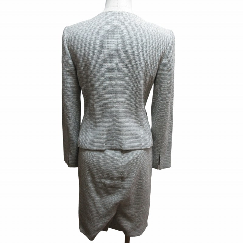 アンタイトル UNTITLED ツイードスカートスーツ セットアップ 