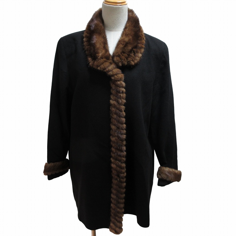 新品未使用品】カシミヤ100%、ミンクコート