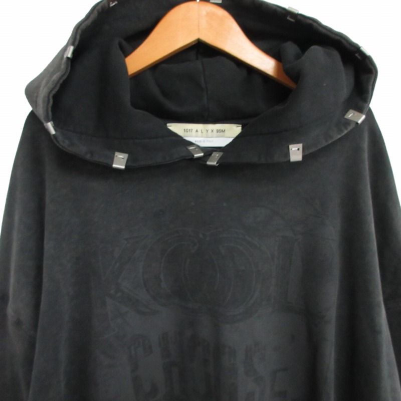 アリクス ALYX 美品 23AW OVERSIZED MARK FLOOD HOODIE フーディー 