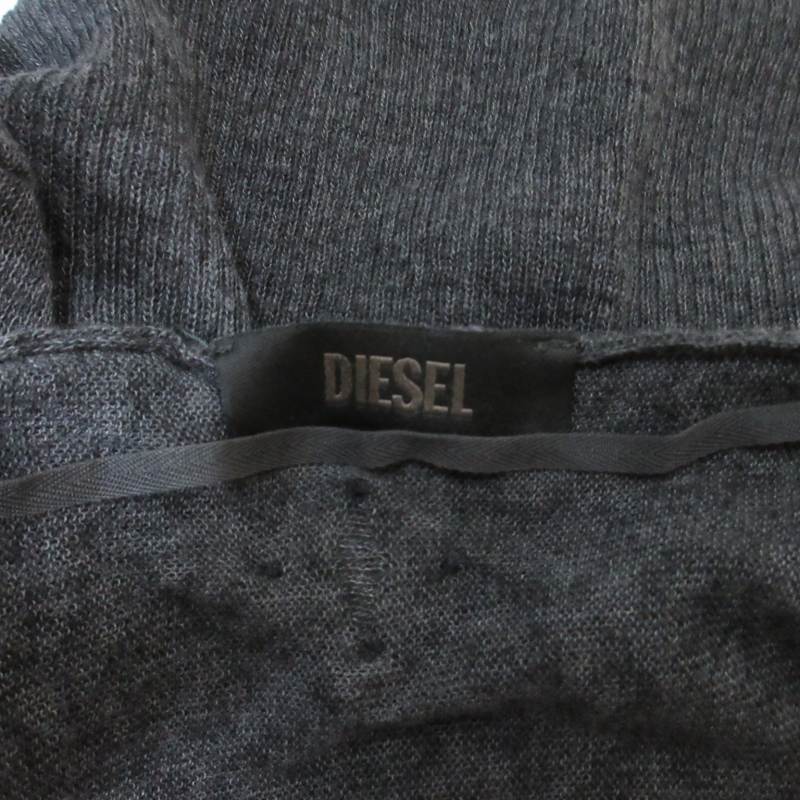 ディーゼル DIESEL リネン混 ロングカーディガン ニット