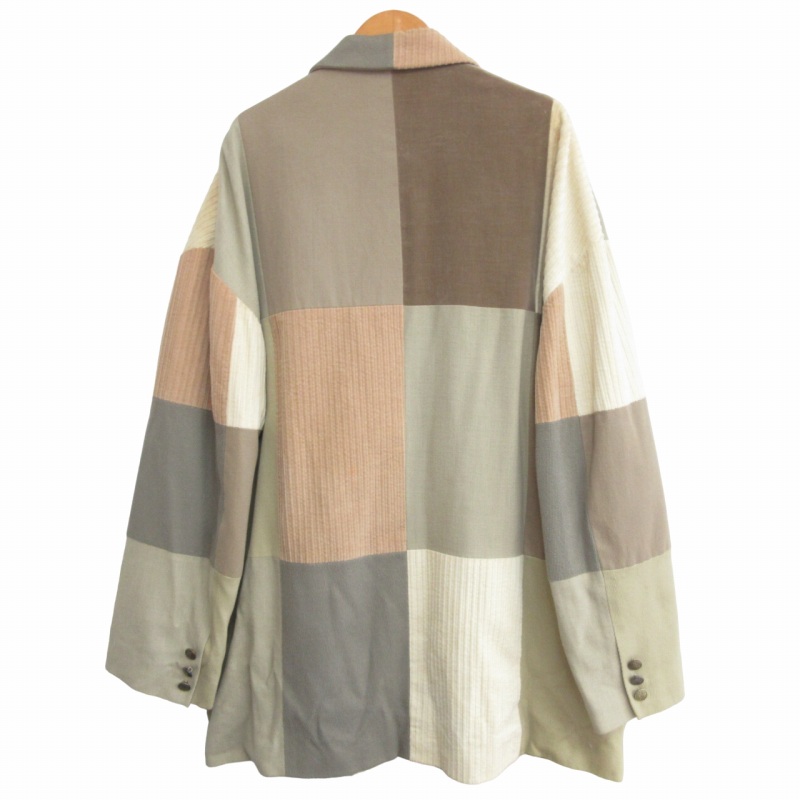 DOLCE&GABBANA(ドルチェ&ガッバーナドルガバ) Lamb fur quilted corduroy jacket ラムファー キルティング コーデュロイ ジャケット 46(M程度) ブラウン Nori様専用ドルチェアンドガッパーナパラシュートジャケットラビットファーレア