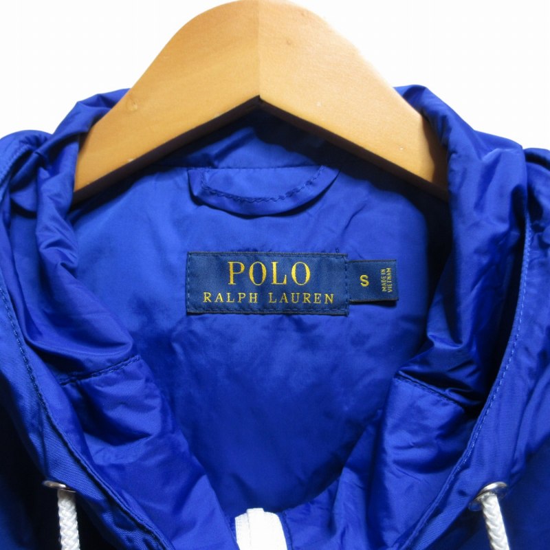 Polo Ralph Lauren ジップ ワッペン ブルゾン ジャケット ポロ ラルフローレン POLO RALPH LAUREN 美品 ナイロン