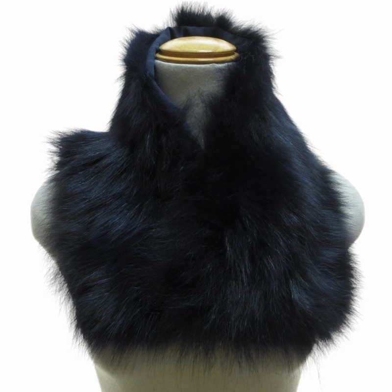 シビラ SYBILLA 美品 ティペット マフラー ストール フォックスファー  