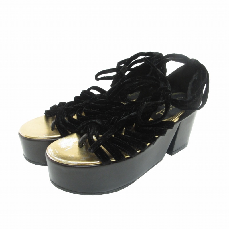 CHANEL黒ミュール23.5