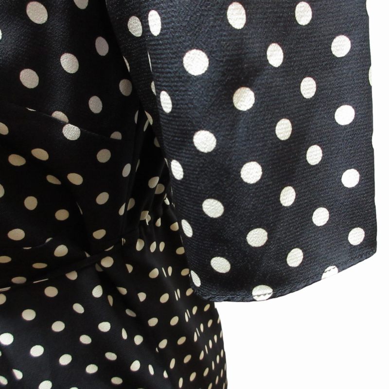 美品✦Agnes b.アニエスベーレトロ可愛い ポルカドット ワンピース　S 新品】agnes b. アニエスベー ドレスワンピース ドット柄 サイズ