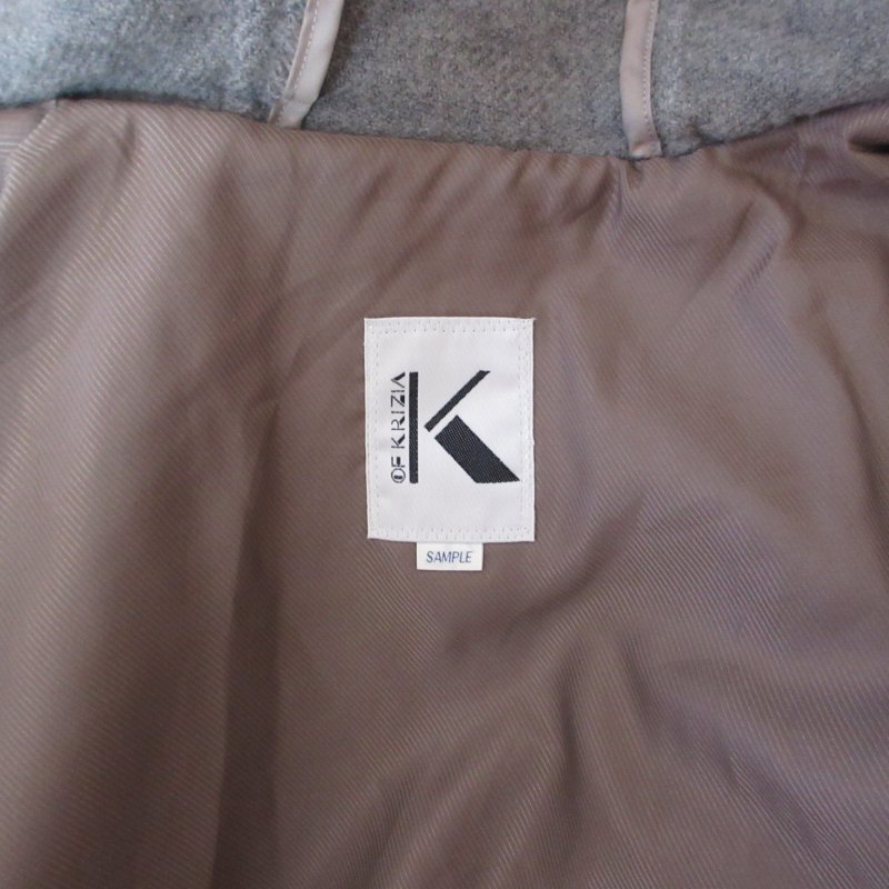 K OF KRIZIA クリツィア ダッフルコート ジャケット ロング丈 ベージュ 