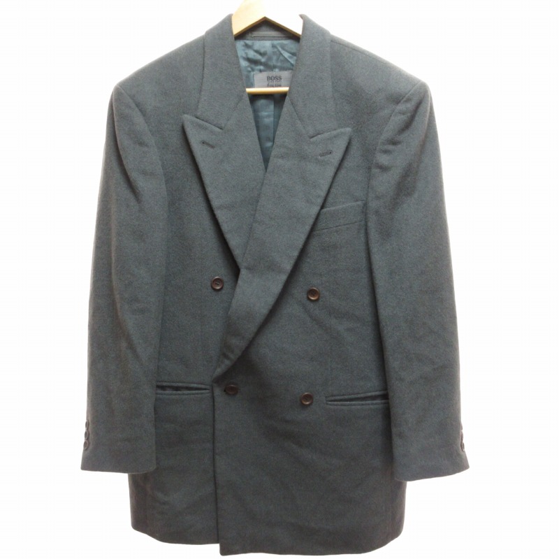 HUGO BOSS グレー テーラードジャケット HUGO BOSS ウール テーラード