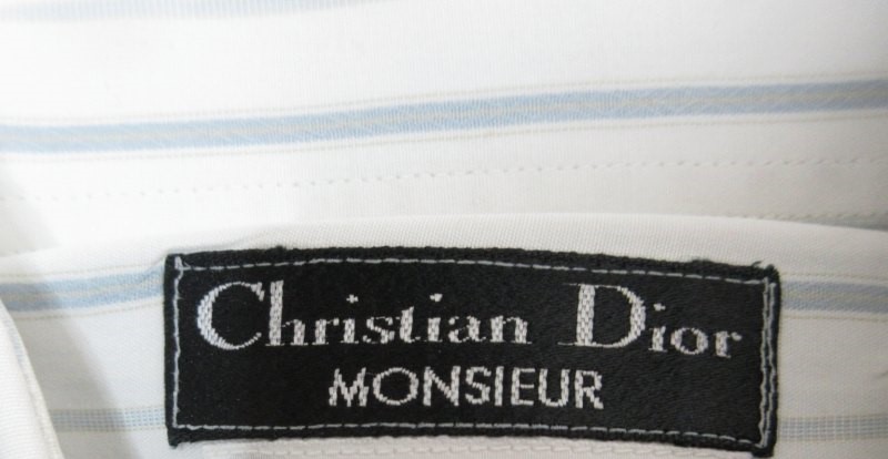 クリスチャンディオール Christian Dior ストライプシャツ 長袖