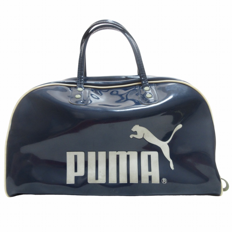 プーマ PUMA 80s-90s ヴィンテージ エナメルボストンバッグ 