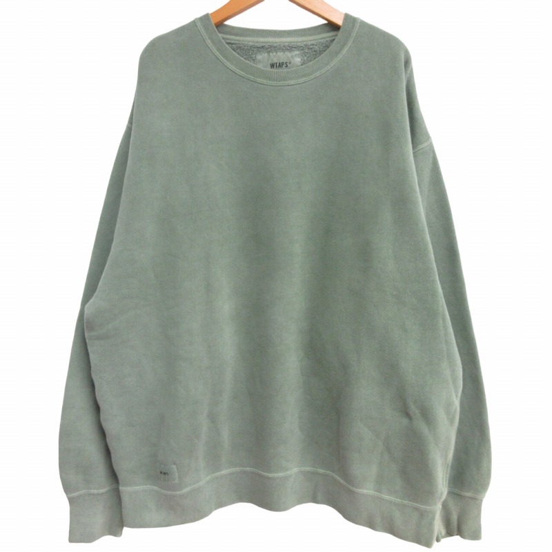 ダブルタップス WTAPS 21AW BLANK 01 CREW NECK クルーネック  