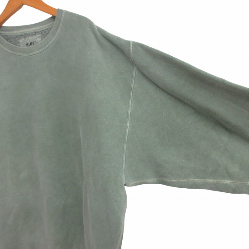 ダブルタップス WTAPS 21AW BLANK 01 CREW NECK クルーネック 