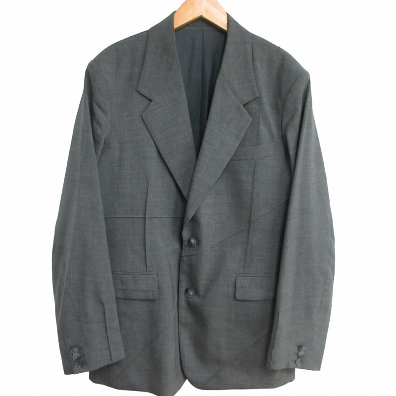 クードス kudos 美品 20SS OPTICAL ILLUSION JACKET ウール テーラード 