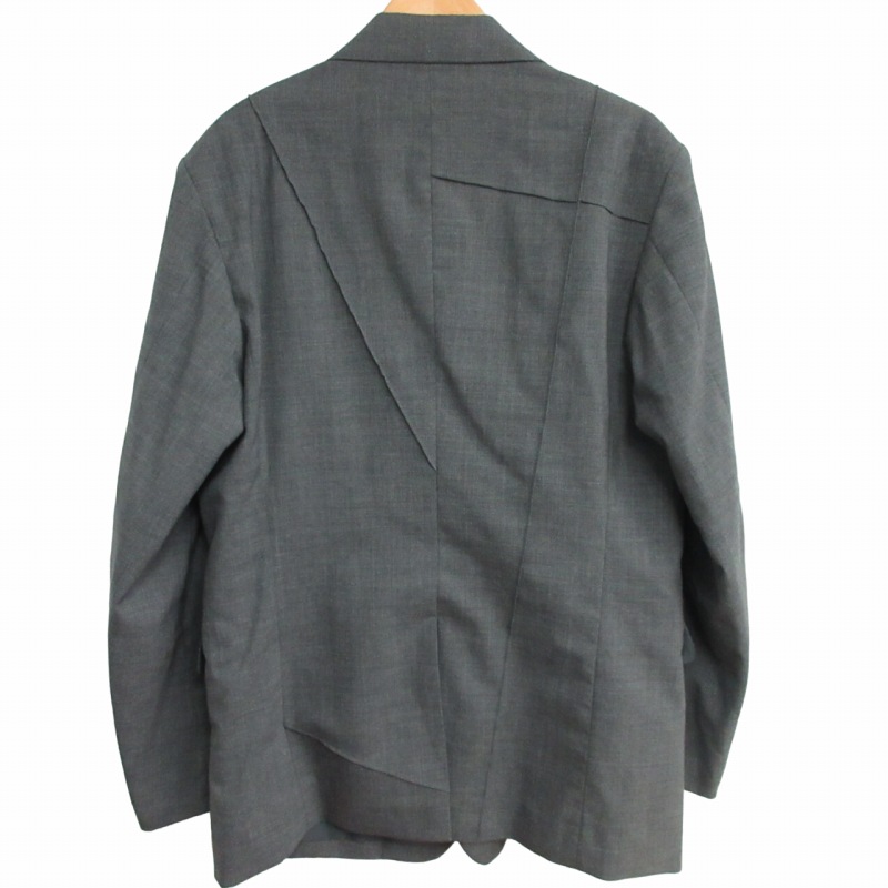 クードス kudos 美品 20SS OPTICAL ILLUSION JACKET ウール テーラード 