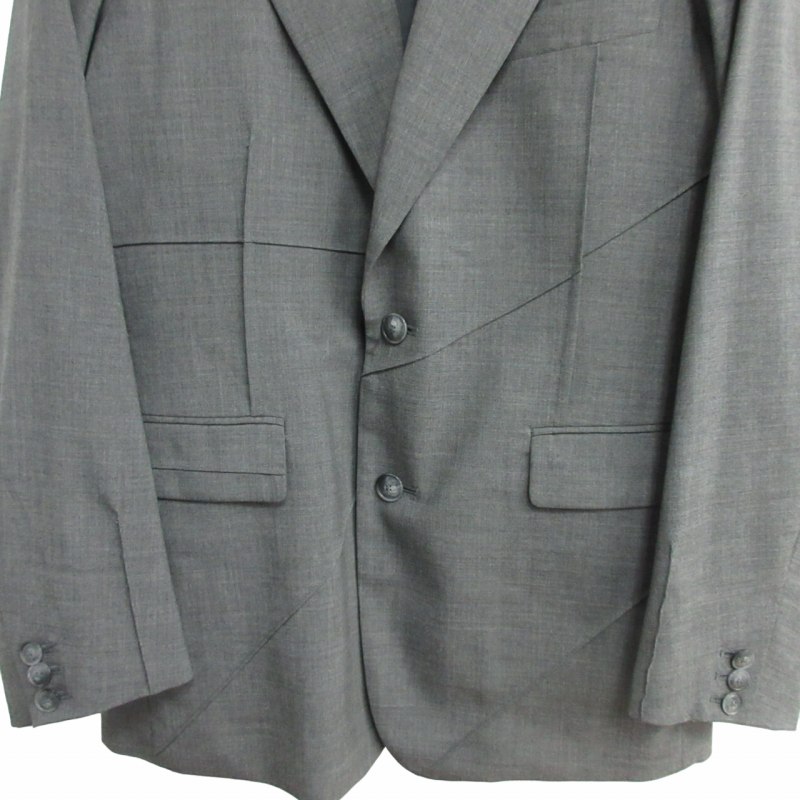 クードス kudos 美品 20SS OPTICAL ILLUSION JACKET ウール テーラード 