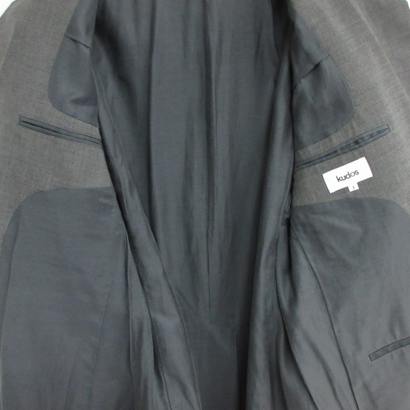 クードス kudos 美品 20SS OPTICAL ILLUSION JACKET ウール テーラード  