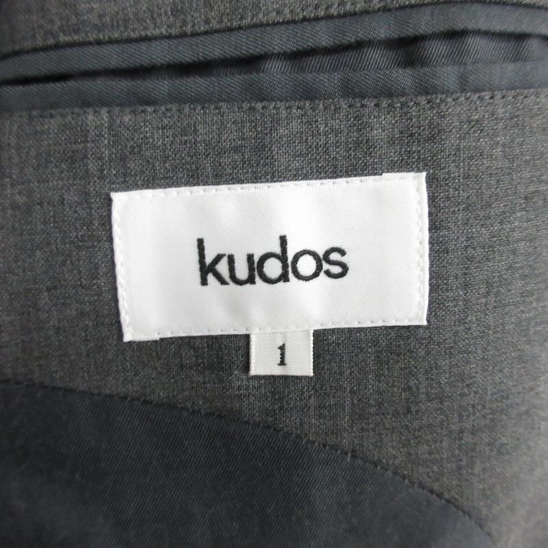 クードス kudos 美品 20SS OPTICAL ILLUSION JACKET ウール テーラード 