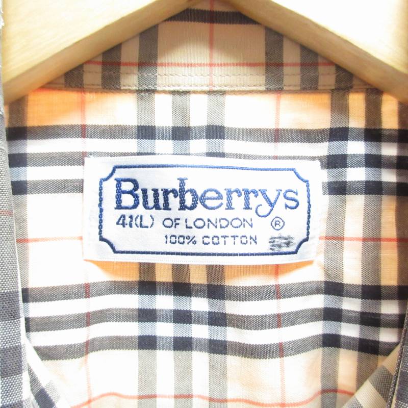 バーバリーズ Burberrys 90s ヴィンテージ 白タグ ボタンダウン