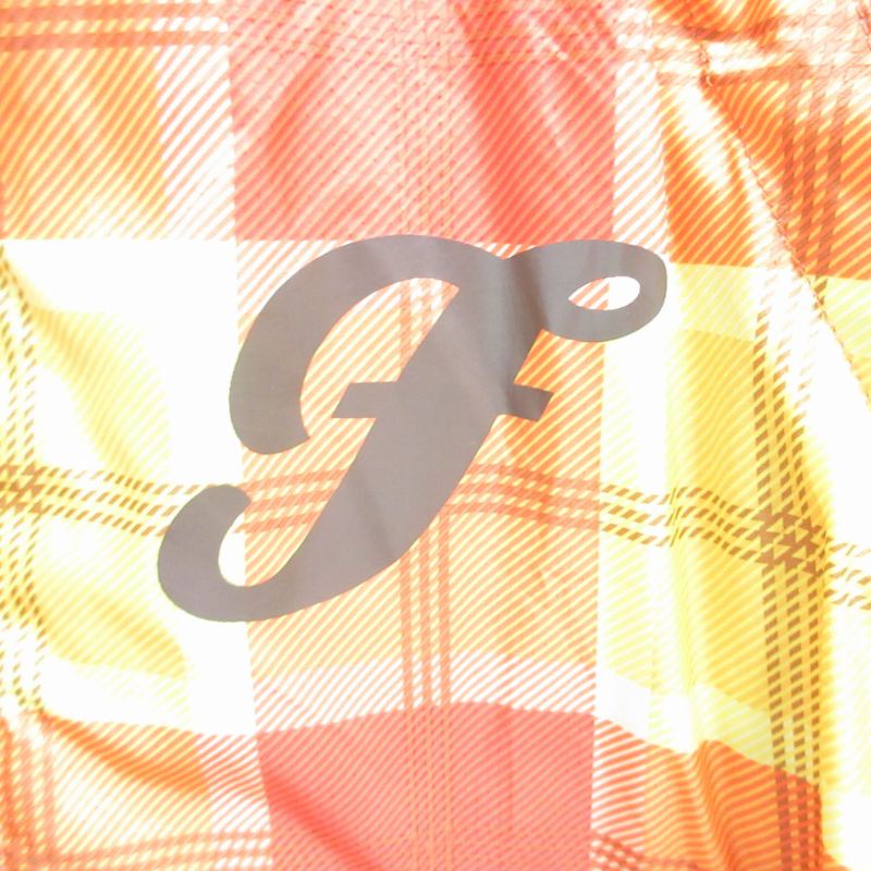 FILA ゴルフジャケット Mサイズ オレンジチェック FILA ゴルフジャケット Mサイズ オレンジチェック