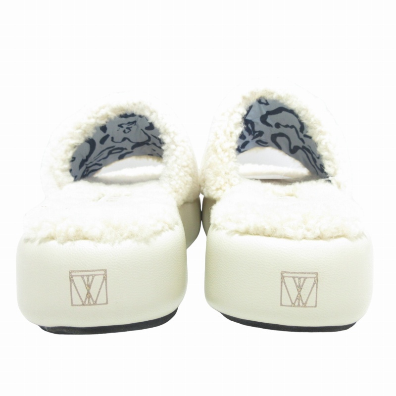 WRYHT SHEARLING PLATFORM SANDAL