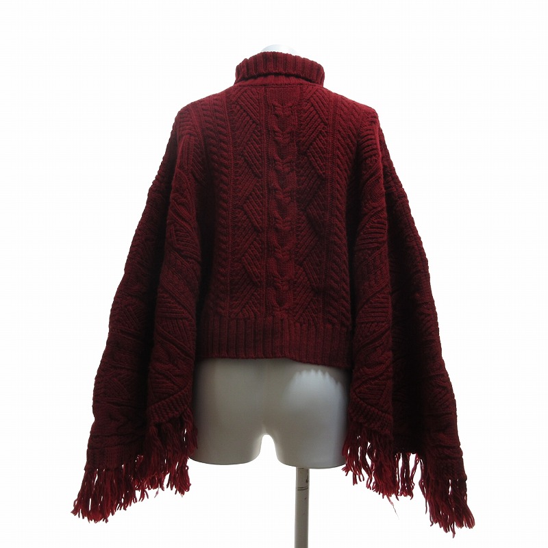 未使用品 WRYHT ライト タグ付き 23AW FISHERMAN FRINGES PONCHO 