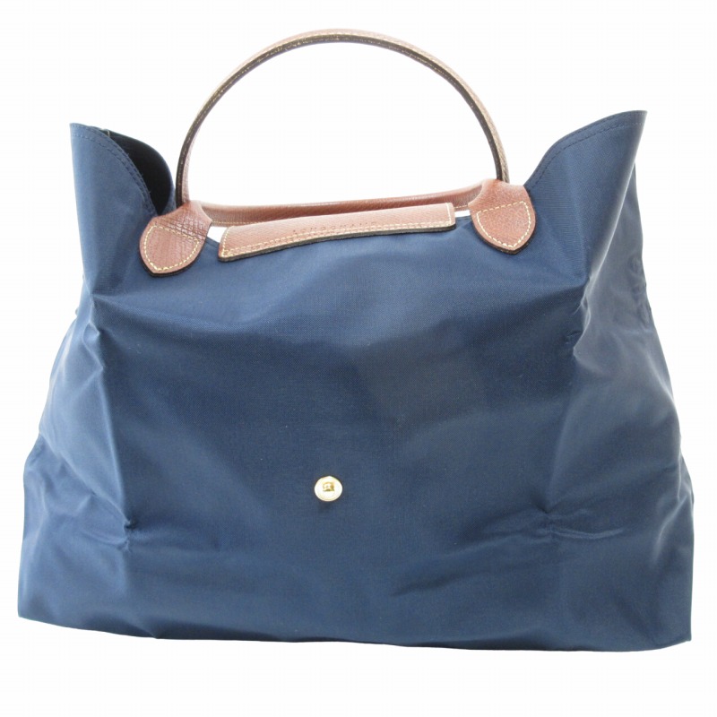 ロンシャン LONGCHAMP 美品 ル・プリアージュ ナイロン×レザー トート 