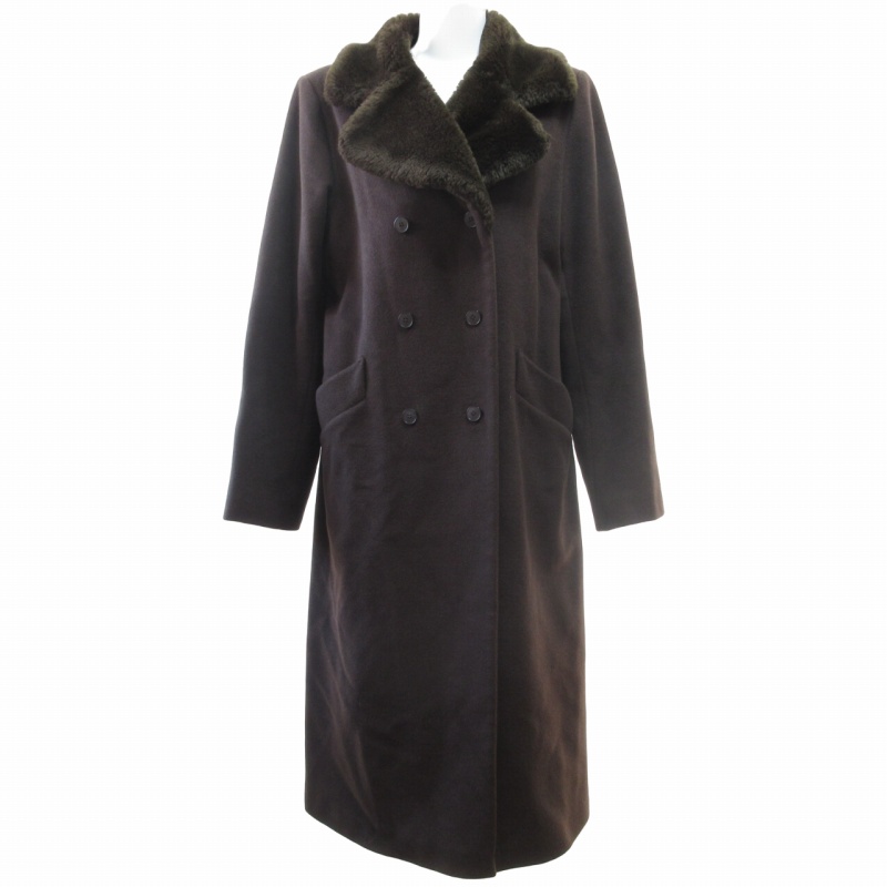 アニエスベー agnes b. 美品 フランス製 アンゴラ ウール チェスター  