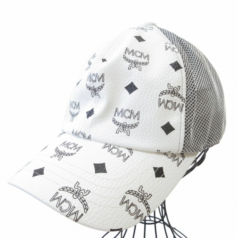 エムシーエム MCM Classic Mesh Cap in Visetos ヴェセトス レザー 