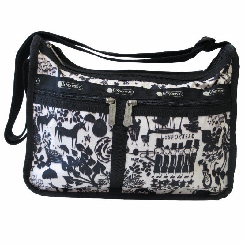 レスポートサック LesportSAC ショルダーバッグ 斜め掛け 総柄 