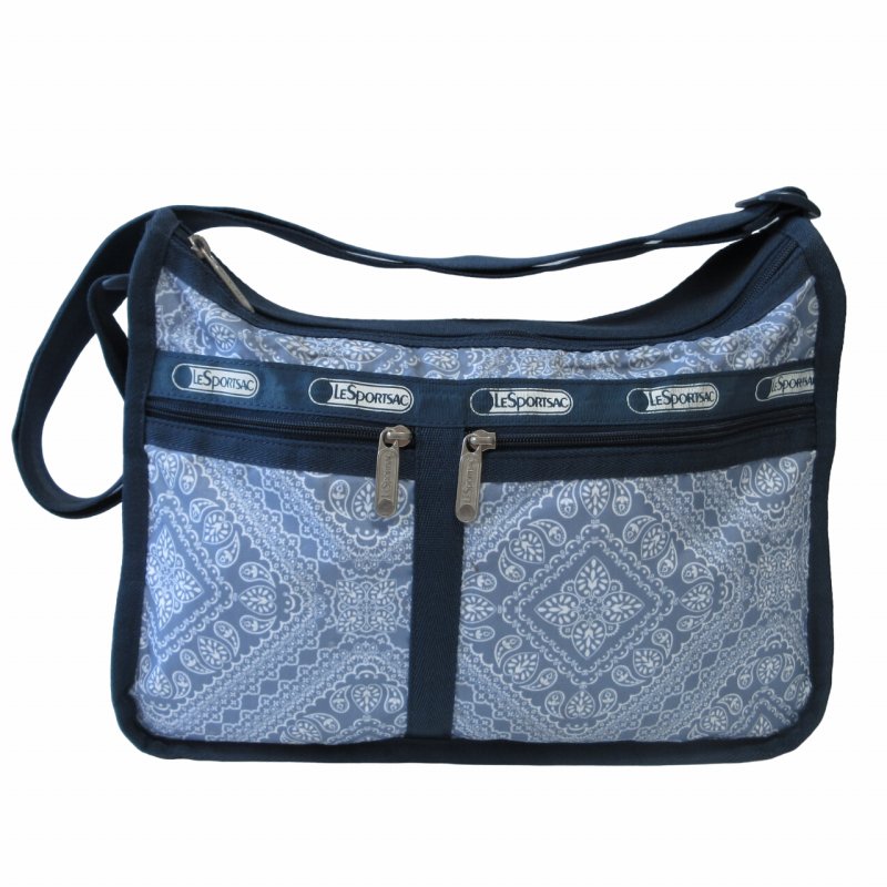 レスポートサック LesportSAC ペイズリー柄 ショルダーバッグ 斜め掛け 